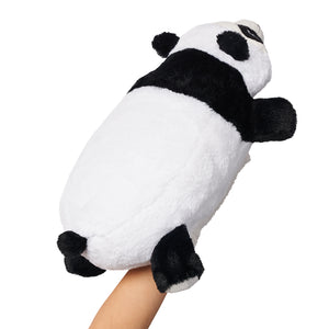 Side Angle Panda Snuggle Glove Travel Pillow for Kids