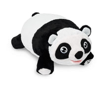 Load image into Gallery viewer, front right angle Panda Snuggle Glove Travel Pillow for Kids