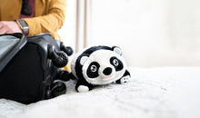 Load image into Gallery viewer, Panda Snuggle Glove Travel Pillow for Kids on Bed